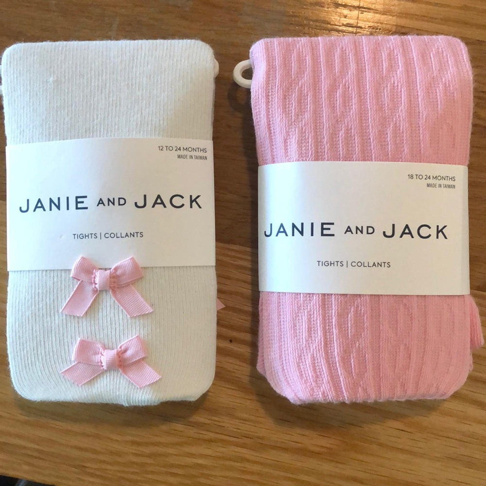 Janie and Jack tight bundle 12-24mo and 18-24mo